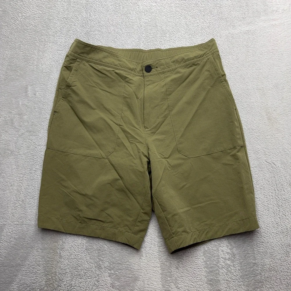 01.Algo Shorts Mens 31 Olive Green Performance Cordura Nylon Spandex Utility